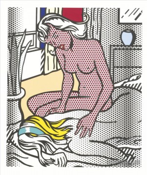 Roy Lichtenstein œuvres - Deux nus 1964 Roy Lichtenstein